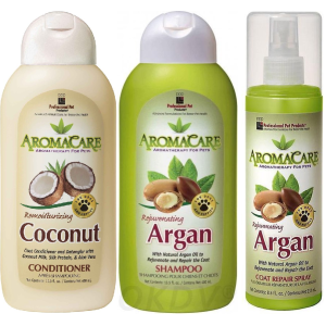 PPP Aanbieding voordeelpakket Aromacare Argan Shampoo, Spray en Coconut Conditioner