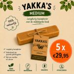 Aanbieding 5 Stuks Yakka's Yakmelk kauwbot Medium voor hond 