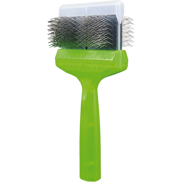 ActiVet Groen Mega Pro Groot/Dubbel | Zachte Plukborstel