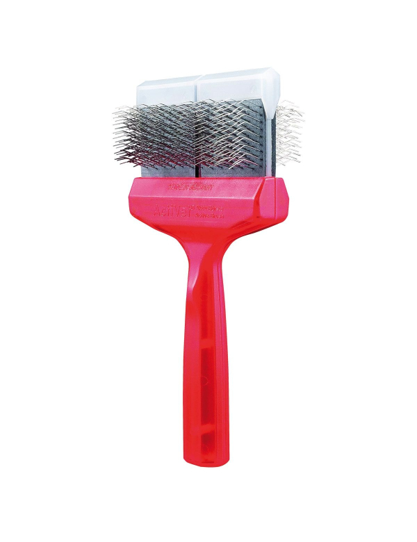 Activet Borstel Rood Mega Groot of Dubbel Ontklitter Activet Borstel Rood Mega Groot of Dubbel Ontklitter
