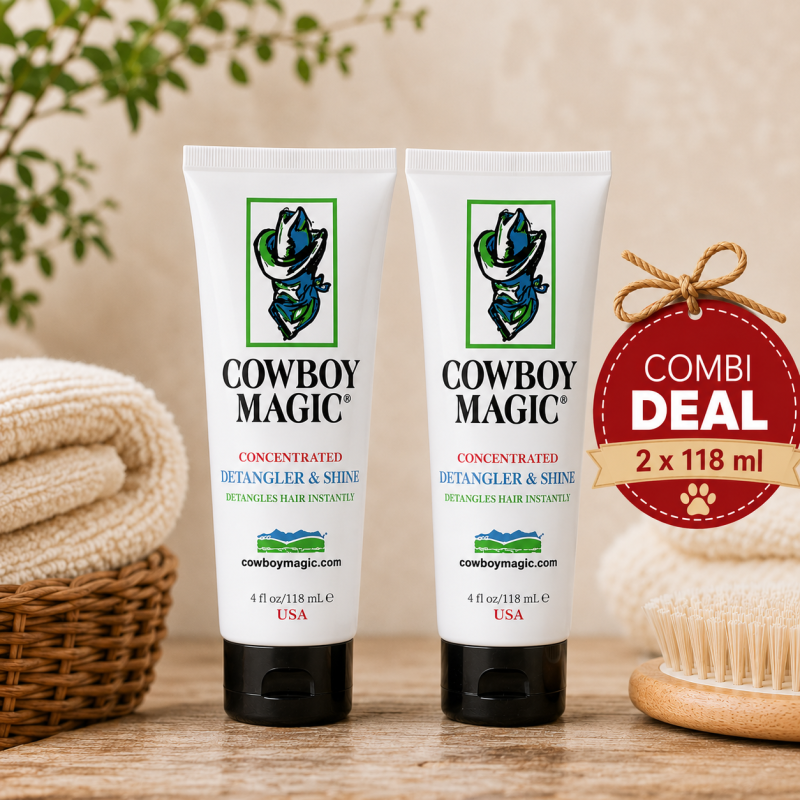 Cowboy Magic Detangler & Shine – 2x118 ml Tube | COMBIDEAL