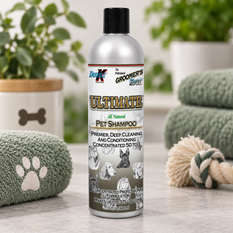 Double K Groomer’s Edge Ultimate Shampoo 473 ml – Sterk reinigend & verzorgend