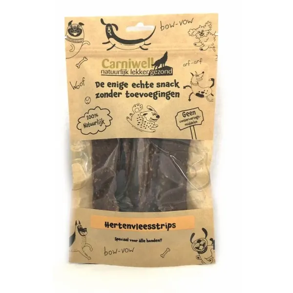 Carniwell puppy belonings box of doos met 100 procent natuurlijke hondensnacks (3 zakjes)