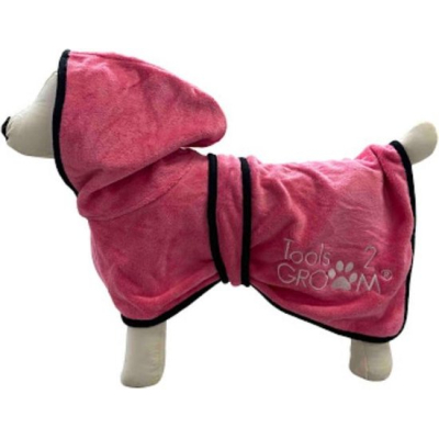 Tools 2 Groom Hondenbadjas Roze M