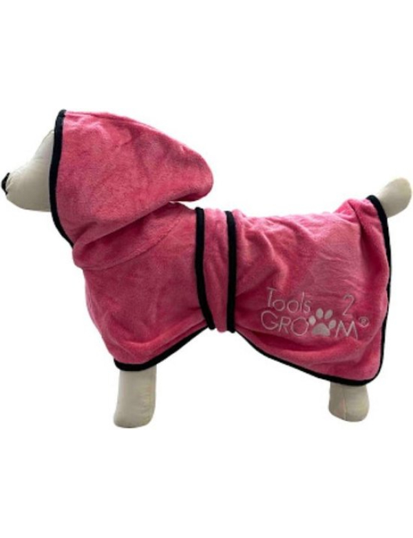 Tools 2 Groom Hondenbadjas Roze M Tools 2 Groom Hondenbadjas Roze M