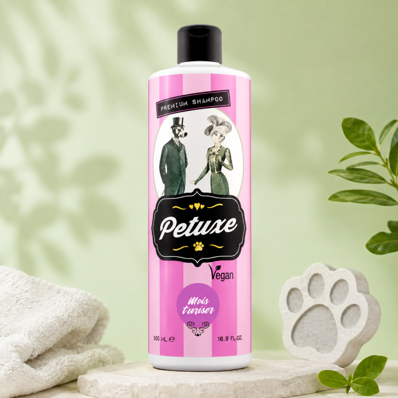 Petuxe Long & Straight Shampoo 500 ml – Voor lange en gladde hondenvachten