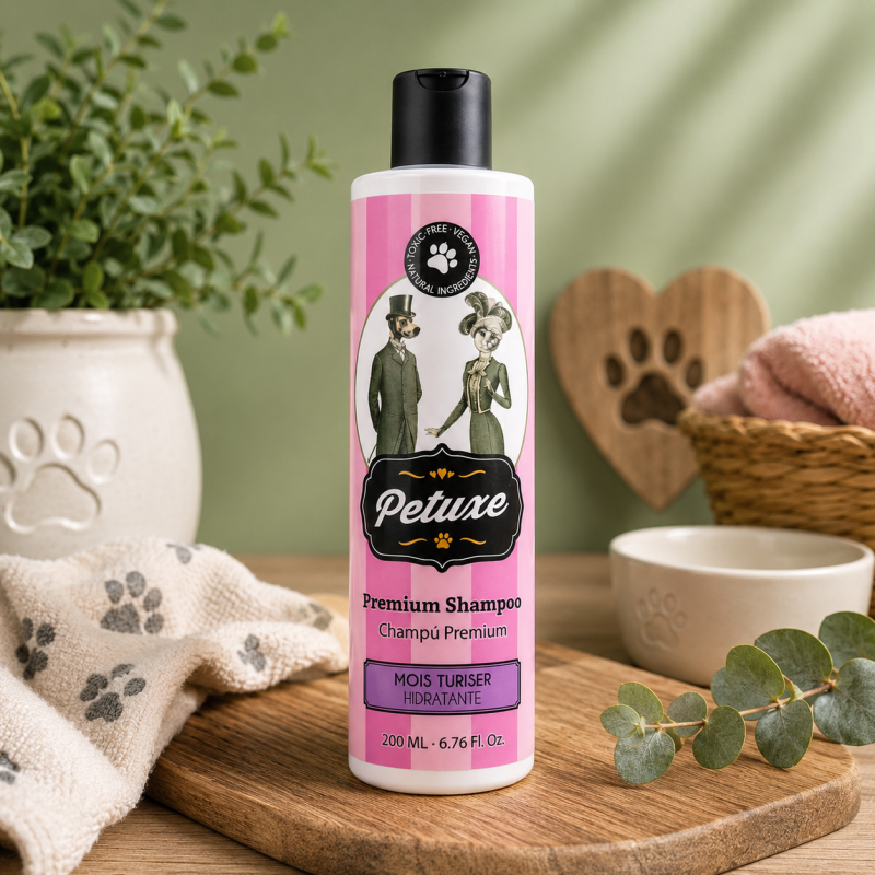 Petuxe Premium Shampoo Moisturiser 200 ml – Hydraterende Hondenshampoo