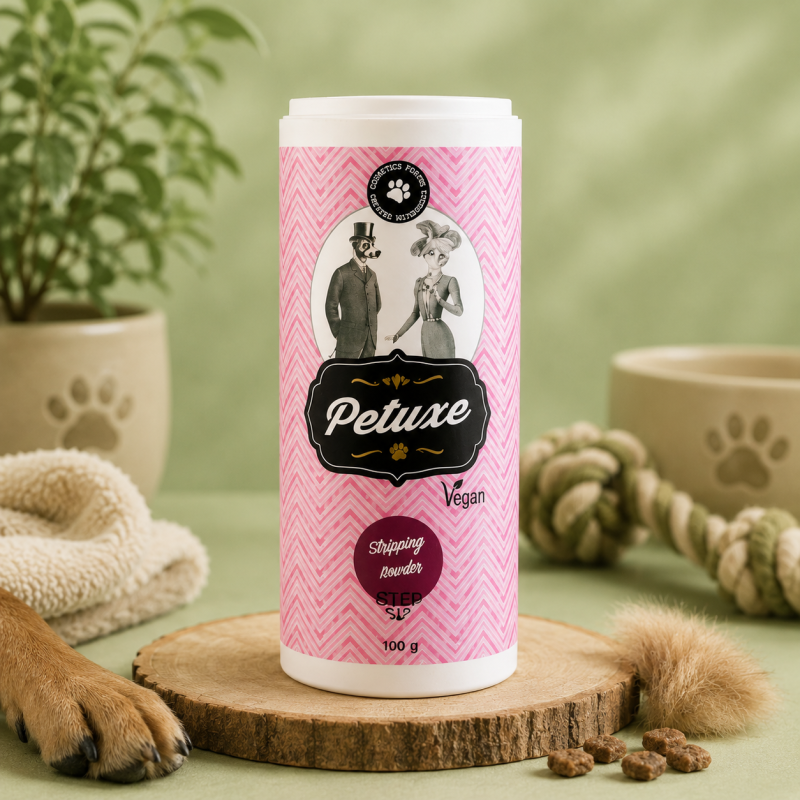 Petuxe Stripping Powder 100 g – Strippoeder & Plukpoeder voor Honden