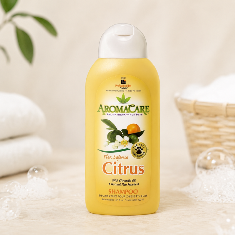 AromaCare Citrus Hondenshampoo - Anti-Parasitair 400ml