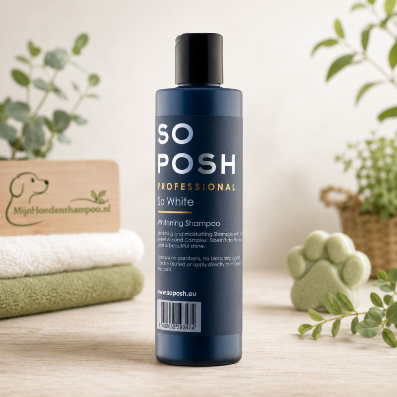 So Posh So White Shampoo 250 ml – Voor Witte & Lichte Hondenvachten