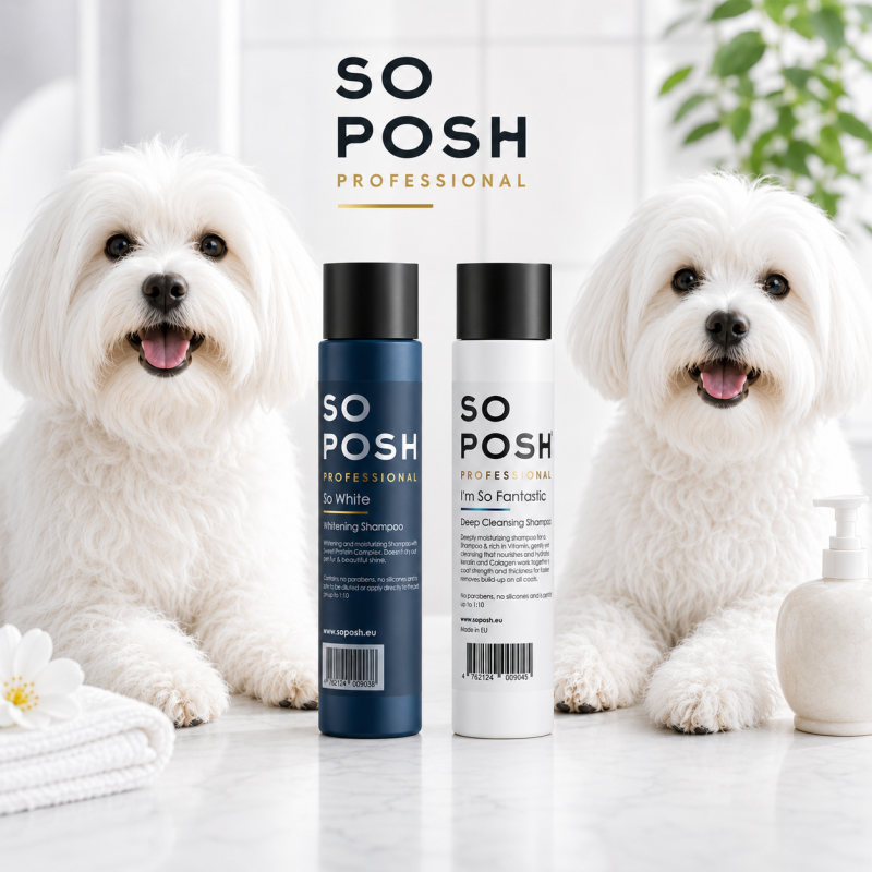 So Posh Witte Vacht Verzorgingspakket – Shampoo & Conditioner 250 ml