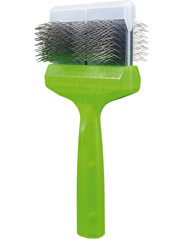 ActiVet Groen Mega Pro Groot/Dubbel | Zachte Plukborstel ActiVet Groen Mega Pro Groot/Dubbel | Zachte Plukborstel