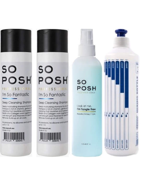 So Posh Beginners Voordeelpakket of Set So Posh klein (3x250ml en doseerfles 500ml)