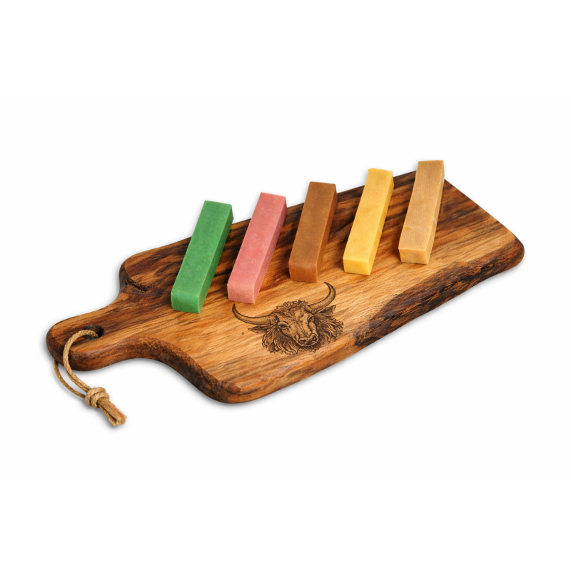 Aanbieding Pakket: 4 Smaken + 1 Klassieke Yakstaaf Kauwbot Medium