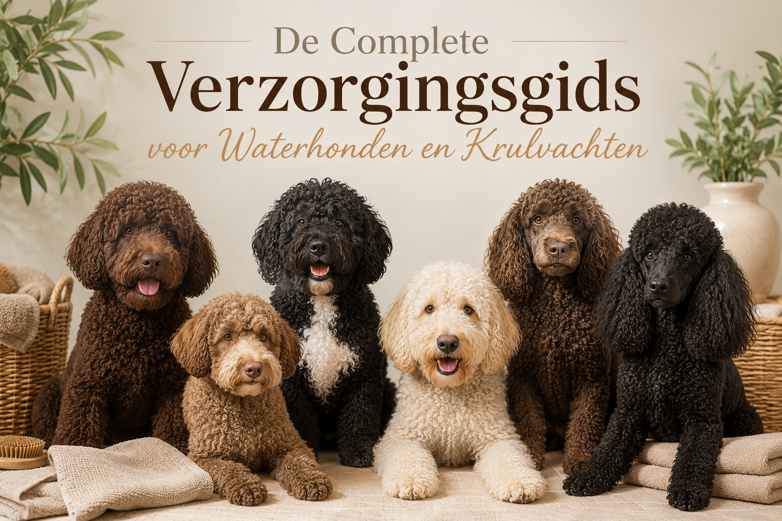 De Complete Verzorgingsgids voor Waterhonden en Krulvachten