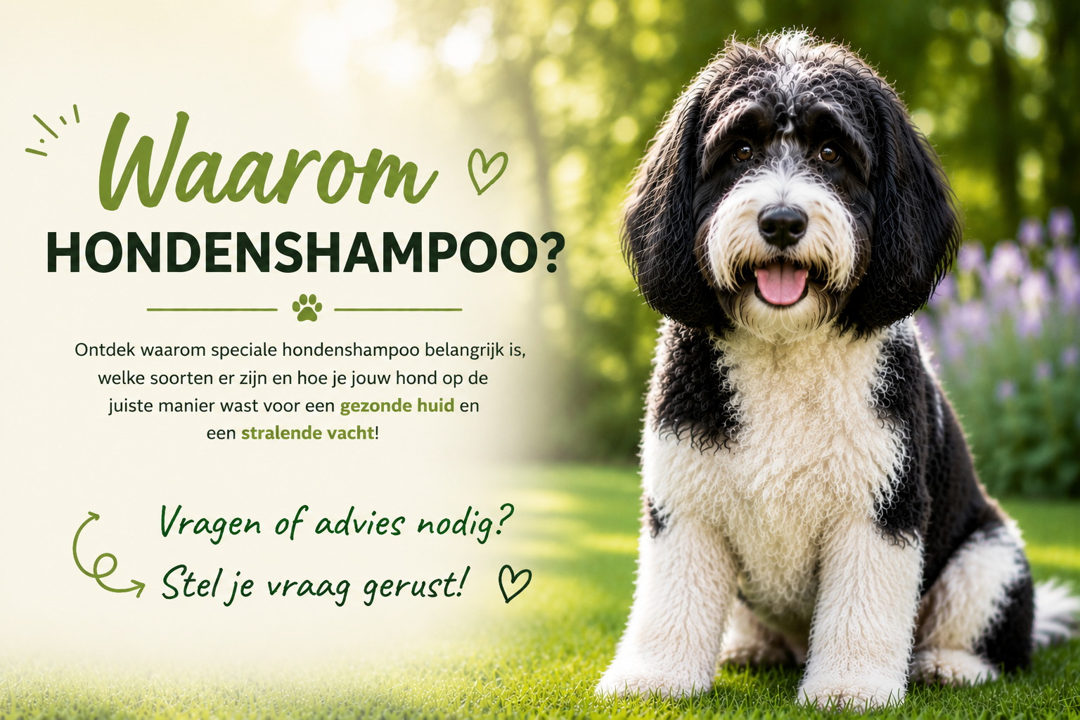 Waarom Hondenshampoo gebruiken?